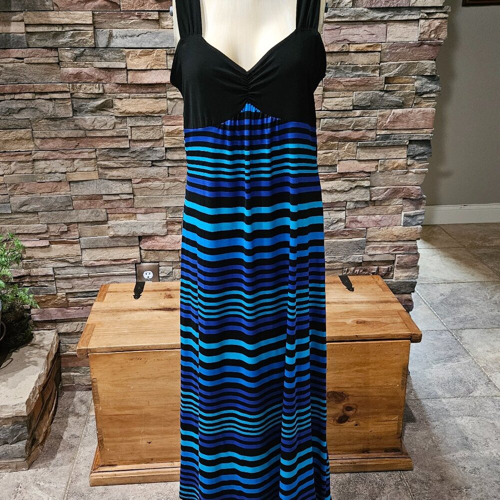 Long striped dress